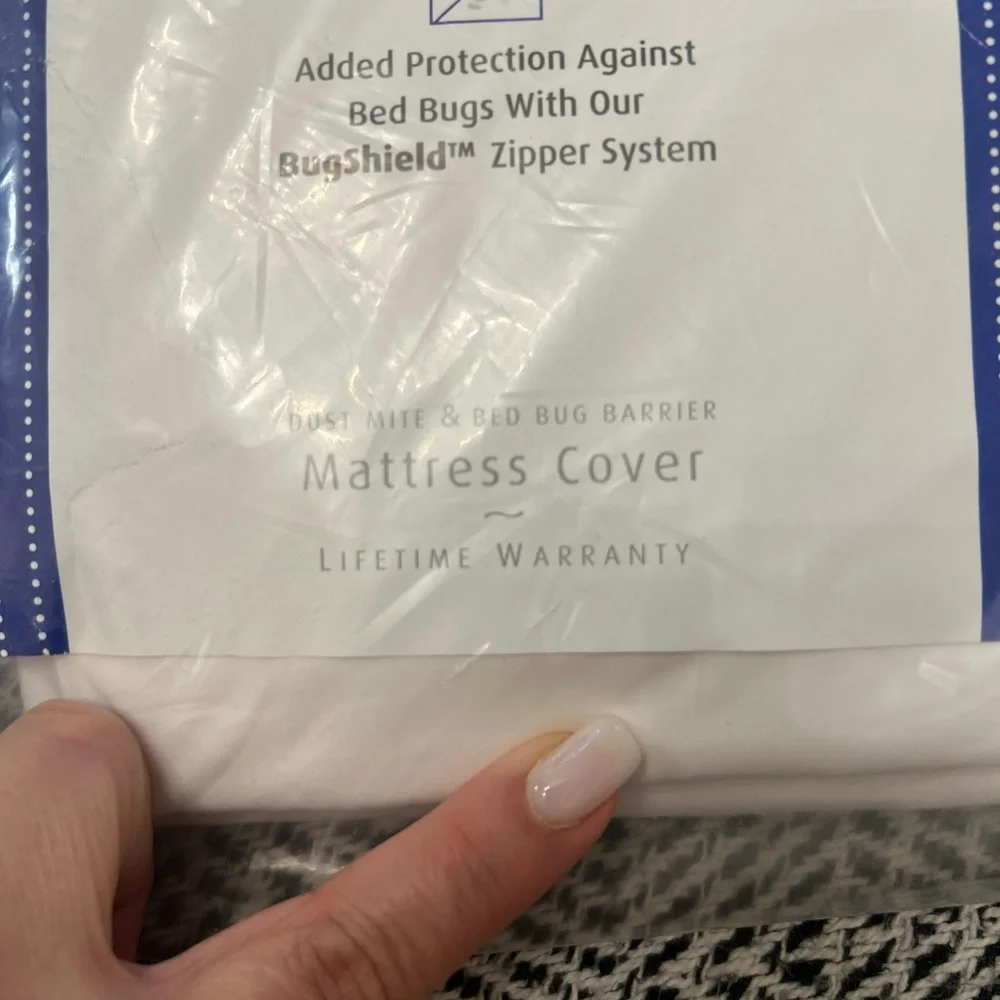 New Bed Care All Cotton Allergy and Bed Bug Proof 12” Mattress Cover Full